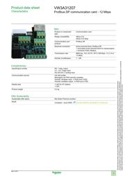 VW3A31207 datasheet pdf 1 page