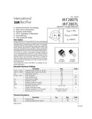 IRF2807STRR datasheet pdf 1 page
