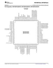 MSP430F5438AIZQW datasheet pdf 3 page