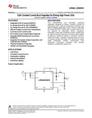 LM3402MR/NOPB datasheet pdf 1 page