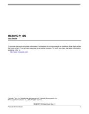 MC68HC11D0CFNE3R datasheet pdf 3 page