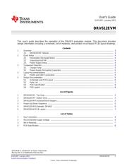 DRV612EVM datasheet pdf 1 page