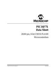 PIC16F74 datasheet pdf 1 page