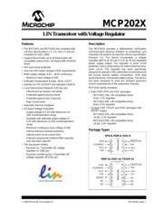 MCP2021T-330E/MD datasheet pdf 1 page