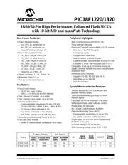 PIC18LF1320-I/SOG datasheet pdf 3 page