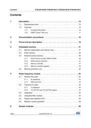 STM32W108CBU64TR datasheet pdf 2 page