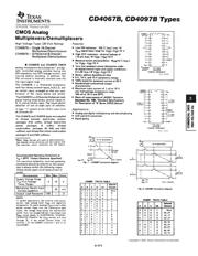 CD4097BM96E4 datasheet pdf 1 page
