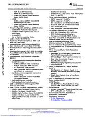 TMS320C6747BZKBT3 datasheet pdf 2 page