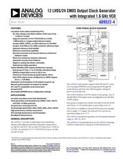 AD9522-4/PCBZ datasheet pdf 1 page