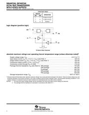 SN74HC245DBR datasheet pdf 2 page