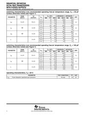 SN74HC245DBR datasheet pdf 4 page