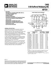 AD7524JNZ datasheet pdf 1 page