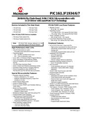 PIC16F1936T-I/ML datasheet pdf 3 page