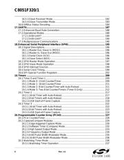 C8051F320R datasheet pdf 6 page