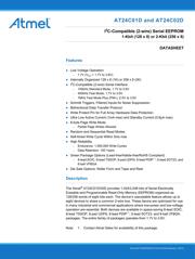 AT24C02D-SSHM-B datasheet pdf 1 page