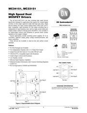 MC33151DG datasheet pdf 1 page
