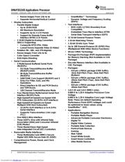 OMAP3503DCUS datasheet pdf 2 page
