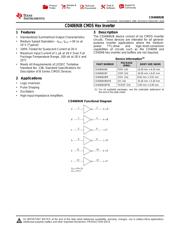 CD4069UBF datasheet pdf 1 page