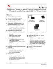 N25Q128A21BF840F datasheet pdf 1 page