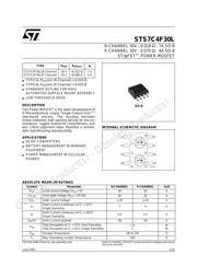 STS7C4F30L datasheet pdf 1 page