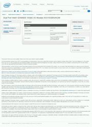 AXX10GBNIAIOM datasheet pdf 1 page