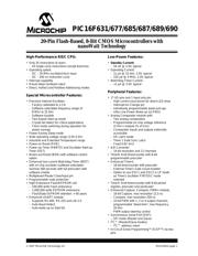 PIC16F690DM-PCTLHS datasheet pdf 3 page