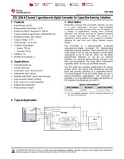 FDC1004EVM datasheet pdf 1 page