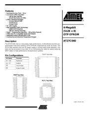 AT27C040-70TI datasheet pdf 1 page