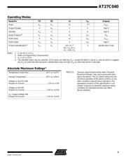 AT27C040-70TI datasheet pdf 3 page