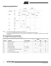 AT27C040-70TI datasheet pdf 6 page