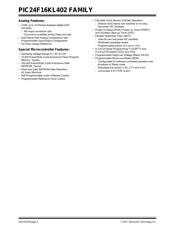 PIC24F16KL402-E/SS datasheet pdf 2 page