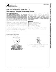 LM385BZ-1.2/NOPB datasheet pdf 2 page