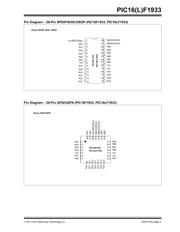 PIC16F1933-E/SP datasheet pdf 3 page