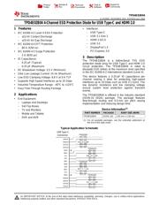 TPD4E02B04DQAR datasheet pdf 1 page