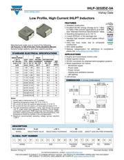 IHLP3232DZER330M5A datasheet pdf 1 page