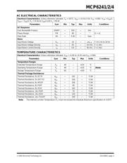MCP6241T-E/MC datasheet pdf 3 page