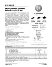 MC14511BCP datasheet pdf 1 page
