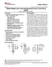 LMP8601EDRQ1 datasheet pdf 1 page