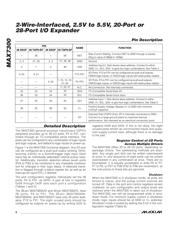 MAX7300AGL datasheet pdf 6 page