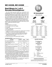 MC14556BDR2G datasheet pdf 1 page