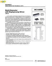 MC14489BDWER2 datasheet pdf 1 page