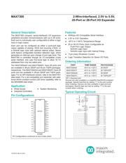 MAX7300AAX+T datasheet pdf 1 page