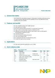 PCA82C250/N4 datasheet pdf 1 page