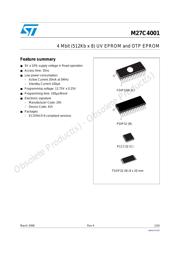 M27C4001-15C1 datasheet pdf 1 page