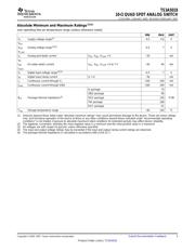 TS3A5018DGVRE4 datasheet pdf 3 page