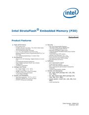 JS28F256P30B95 datasheet pdf 1 page