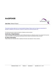 AM29F040B-55EF datasheet pdf 1 page