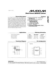 ICL7667CBA datasheet pdf 1 page