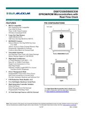 DS87C530KCL datasheet pdf 1 page
