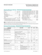 MAX233EPP+ datasheet pdf 2 page